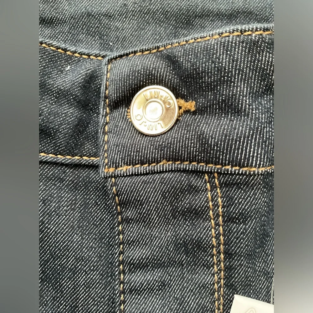 LIU*JO CROPPED BOTTOM UP JEANS - Picture 11 of 12